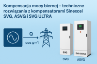 Kompensacja mocy biernej – techniczne rozwiązania z kompensatorami Sinexcel SVG, ASVG i SVG ULTRA